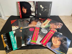 【長期保管品】【再生未確認】中森明菜 レコード LP クリムゾン エトランゼ BITTER AND SWEET(LPとLD) セブンティーン 他全16枚