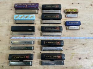 【長期保管品】ハーモニカ ブルースハープ 13本まとめて TOMBO BAND HARMONICA SUZUKI GAKKI HOHNER BLUES HARP