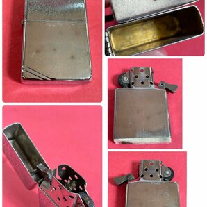 【火花確認済み】zippo ジッポー ジッポ オイルライター BRADFORD MADE IN U.S.A. 3点まとめて 喫煙具【長期保管品】の画像7