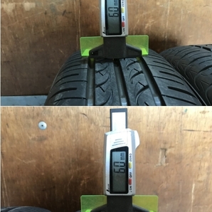 激安即決！タイヤ＋ホイール！A-TECH SCHNEIDER 13-4B 4H/100 ET42 + 155/65R13 中古4本 ゼスト/モコ/ワゴンR/ミラ/ムーブ等！HM000906の画像9