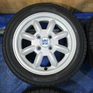 激安売切宣言！5555円～！MINILITE 14-4.5J 4H/100 ET45 + 165/55R14 2022年製！MAX ミラ ネイキッド ムーブ等 T008315の画像3