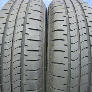 激安即決！Varese 13-4B 4H/100 ET42 ＋ BRIDGESTONE 155/65R13 2022年製 中古4本 ワゴンR ラパン アルト セルボ パレット T008385の画像10