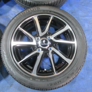 激安即決！美品 PROMISING 14-4.5J 4H/100 ET45 + 夏タイヤ 165/55R14 2023年製 ek ルークス ムーブ ワゴンR ミラ セルボ等！T008404の画像6