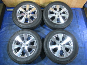 激安即決！ホンダ純正 15-5.5J 4H/100 ET50 + YOKOHAMA 185/65R15 2021年製 中古4本 フリード フリードスパイク ハイブリット T008419