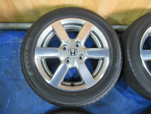 激安即決！ホンダ純正 ENKEI 14-4.5J 4H/100 ET40 + YOKOHAMA 155/65R14 2022年製！中古4本！Nボックス N-ONE N-WGN等 T008449_画像3