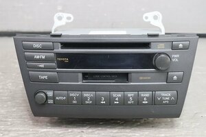 マーク2 ブリット 後期 (GX110 GX115 JZX110) 純正 松下 オーディオデッキ CD カセットプレイヤー 86120-2A490 CQ-JS2101AK p044753