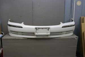  Nissan President S previous term (PGF50) original front bumper QX1 repeated painting white series 62022-AT440 P028637