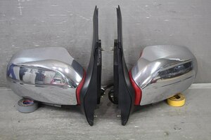 MPV 前期(LW5W) 社外 破損無 動作保証 ドアミラー 電格 5P 社外メッキカバー 左右セット 左 右 p045763