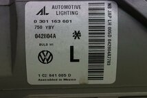 VW ニュービートル 2.0 右ハンドル 前期 (9CA2J 9C) 純正 AL 左 ヘッドランプ ヘッドライト ハロゲン 0 301 163 601 1C2 941 005D p045241_画像5