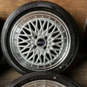 165/55R15 DUNLOP ENASAVE EC300 AME STEINER 15x4.5J+45 PCD100 4穴 2020年製×1本 2021年製×3本 4本セット 軽自動車の画像4