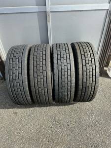 245/70R19.5 DUNLOP SP680 11ミリ2020年製　4本セット ミックス