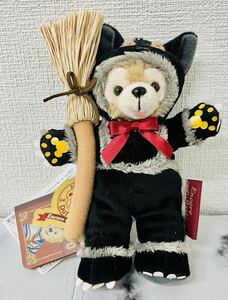 4-75[ unused goods ] Disney Duffy soft toy badge open mouse black cat Anne call collection Halloween ~ 1 jpy start ~