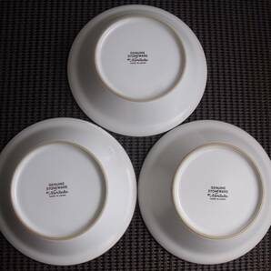 ノリタケ （Noritake） GENUINE ストーンウェア 小皿3枚  GENUINE STONE WARE 直径約14cm長期保管品の画像2