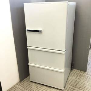 AQUA アクア 2021年製 3ドア 238L 冷凍冷蔵庫 AQR-SV24K(W) ミルク S/N24355 ◎HA17 