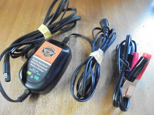 Harley-Davidson original charger 022-0150-HD 800mA BATTERY TENDER new goods .. cable operation verification ending 