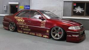 1/24 JZX100 Mark II Tourer V final product Kanagawa specification drift D1