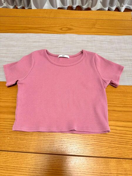 【SLY】 CROPPED CUT TOPS クロップド丈 カット トップス ショート丈