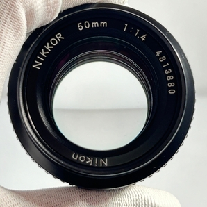 美品 ニコン NIKON Nikomat EL フィルムカメラ 一眼レフカメラ  NIKKOR 1:1.4 50mm 単焦点レンズ 動作確認済の画像9