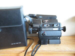 ELMO SUPER8 SOUND 3000AF Elmo former times 8mm camera case attaching operation not yet verification lens 1:1.2 f=9~27mm