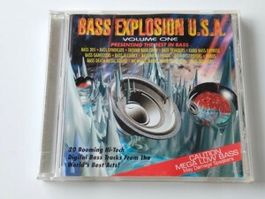 BASS EXPLOSION U.S.A. VOLUME ONE 20 Booming Hi-Tech Digital Bass Tracks From The World's Best Acts! CD DMR41274 US盤,BASS INVADERS