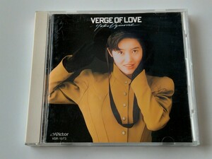 荻野目洋子 Yoko Oginome / VERGE OF LOVE CD ビクター VDR1573 88年9th,荻野目ちゃん,全編英語詞作,Narada Michael Walden,No.043987入り