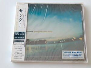 【未開封初回盤】Thunder / Giving The Game Away CD VICP60579 99年5th,ステッカー封入,来日公演告知シール貼付,Play That Funky Music,