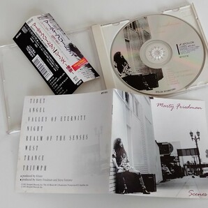 Marty Friedman / シーンズ~憧景~ SCENES 帯付CD APCY8113 93年2ndソロ,喜多郎プロデュース,KITARO,Megadeth,Nick Menza,マーティ,の画像3