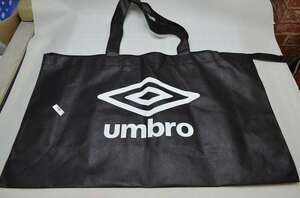 B0190★UMBRO★新品★ジッパー付袋★黒