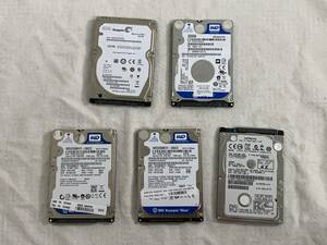 ★SATA　2.5インチ　320GBハードディスク5個まとめて！