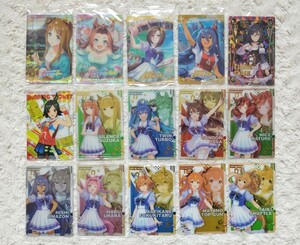 ◇◆ ウマ娘プリティーダービー ツインウエハース 封入カード / 15枚セットまとめ売り♪ ◆◇ 第1R 第2R 第3R 第4R 