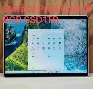 新品近　Microsoft Surface Pro8 Core i5 8GB SSD1TB 電池優良　Office2021 新品キ