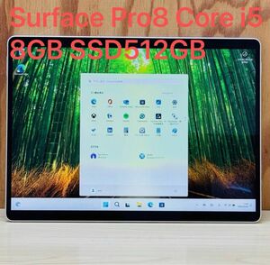 新品近　Microsoft Surface Pro8 Core i5 8GB SSD512GB 電池優Office2021 新品キ