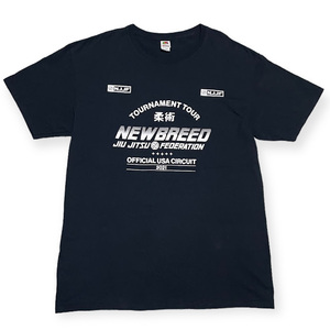 ★NJJF 柔術 Tシャツ NEWBREED Lサイズ 格闘技 ブラジリアン柔術