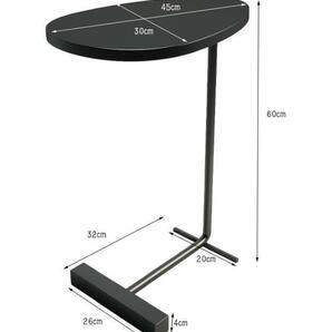 オリジナル高級サイドテーブル別荘ナイトテーブルリビング北欧木製1脚コーヒーテーブル贅沢▲ブラックの画像5