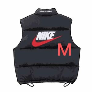 Supreme x Nike Denim Puffer Vest "Black"