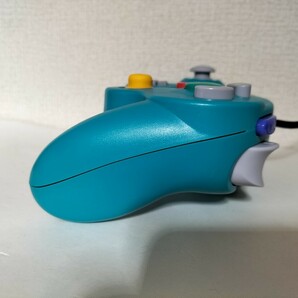 【分解洗浄済み】GC ゲームキューブ コントローラ エメラルドブルー 動作確認済み DOL-003 GAMECUBE CONTROLLER Emerald Blueの画像5