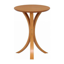 サイドテーブル 木製 丸 テーブル 机 ミニテーブル コーヒーテーブル ラウンドテーブル 幅40 高さ54 ナチュラル M5-MGKFGB00248NA_画像7