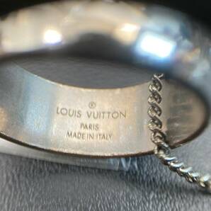 Louis Vuitton ルイヴィトン モノグラム リング ネックレス シルバー M62485 の画像5