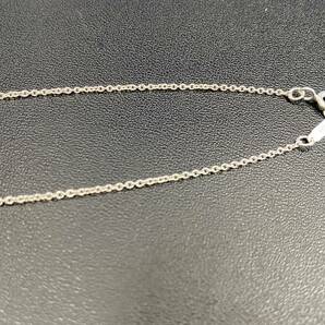 【中古美品】TIFFANY&CO. ティファニーインターロッキング 1837 ネックレス ダブルリング シルバー925の画像10