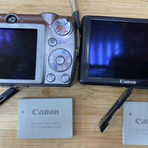 【ジャンク品】CANON IXY DIGITAL 900IS PC1209 キャノン 90 PC1227 コンデジ 通電 動作 未確認 カメラ デジタルカメラ 2点セットの画像8