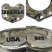 ★名作★ TENDERLOIN テンダーロイン T- HORSE SHOE RING シルバー 925 スター ホースシュー 馬蹄 リング 指輪 11号 ボルネオスカル ダラー_画像9