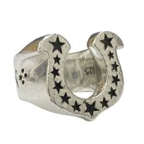 ★名作★ TENDERLOIN テンダーロイン T- HORSE SHOE RING シルバー 925 スター ホースシュー 馬蹄 リング 指輪 11号 ボルネオスカル ダラーの画像3