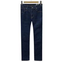 Nudie Jeans ヌーディージーンズ NJ2804 THIN FINN DRY STRETCH シンフィン 濃紺 リジッド ストレッチ スリム スキニー デニム パンツ 28_画像2