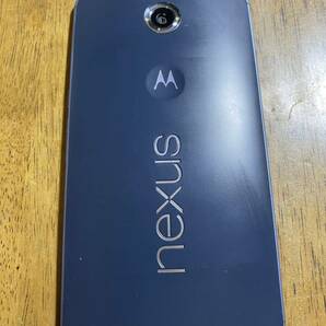 送料無料 SoftBank Nexus6 ミッドナイトブルー 中古 本体 白ロム の画像3