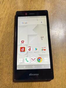 送料無料 docomo MO-01j ブラック 中古 本体 白ロム 