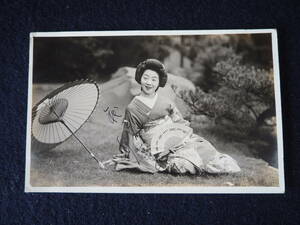  Showa era photograph of a star photograph autographed Showa Retro Showa era movie woman super steel rare war front war middle war after postcard post card antique 21