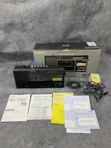 【 レトロ SONY WA-7000 短波 ラジカセ 】ソニー MW/NSB1/NSB2 現状品