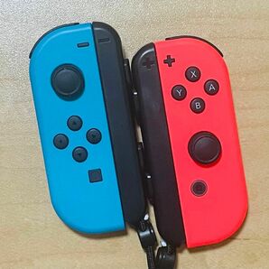 【美品②/送料無料】Nintendo Switch ニンテンドースイッチ ジョイコン 左右 ネオンブルー/ネオンレッド 値下不可