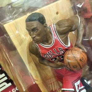 【１円スタート】NBA シリーズ6 scottie pippen スコッティ・ピッペン マクファーレントイズ フィギュア CHICAGO BULLS タカラの画像2