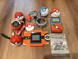 ポケットモンスター まとめて モンスターボールプラス/モンスターボールbw/ポケモン図鑑 BW/Z ぽけでる/ポケコン 中古 保管 現状品 k994